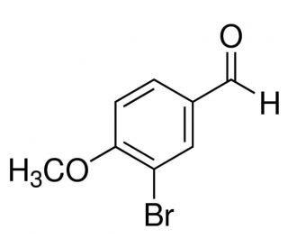 4-Bromo-3-methoxybenzaldehyde (CAS 43192-34-3) - chemical structure image