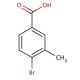 4-Bromo-3-methylbenzoic acid (CAS 7697-28-1) - chemical structure image