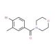 ((4-Bromo-3-methylphenyl)carbonyl)morpholine (CAS 149105-06-6) - chemical structure image
