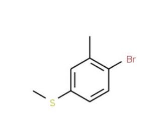 (4-Bromo-3-methylphenyl)(methyl)sulphane (CAS 90532-02-8) - chemical structure image