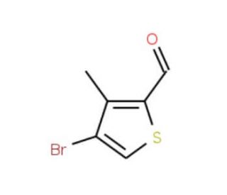 4-Bromo-3-methylthiophene-2-carbaldehyde (CAS 30153-47-0) - chemical structure image