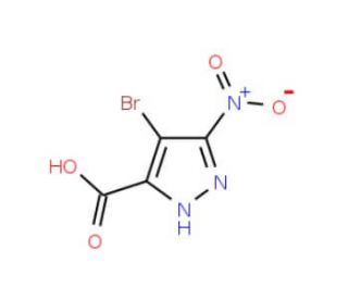 4-bromo-3-nitro-1H-pyrazole-5-carboxylic acid - chemical structure image