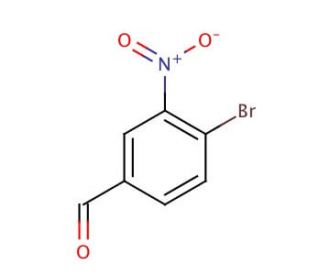 4-Bromo-3-nitrobenzaldehyde (CAS 163596-75-6) - chemical structure image