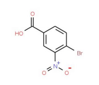 4-Bromo-3-nitrobenzoic acid (CAS 6319-40-0) - chemical structure image