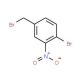 4-bromo-3-nitrobenzyl bromide (CAS 326595-66-8) - chemical structure image