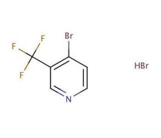 4-Bromo-3-(trifluoromethyl)pyridine hydrobromide (CAS 1138011-21-8) - chemical structure image
