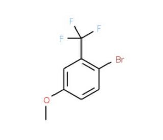 4-Bromo-3-trifluoromethylanisole (CAS 400-72-6) - chemical structure image