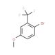 4-Bromo-3-trifluoromethylanisole (CAS 400-72-6) - chemical structure image