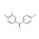 4-Bromo-3′-fluoro-4′-methylbenzophenone (CAS 844879-18-1) - chemical structure image