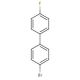4-Bromo-4′-fluorobiphenyl (CAS 398-21-0) - chemical structure image