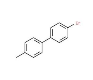 4-Bromo-4&prime;-methylbiphenyl (CAS 50670-49-0) - chemical structure image