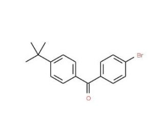 4-Bromo-4&prime;-tert-butylbenzophenone (CAS 91404-26-1) - chemical structure image