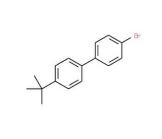 4-Bromo-4&prime;-tert-butylbiphenyl (CAS 162258-89-1) - chemical structure image
