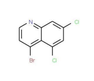 4-Bromo-5,7-dichloroquinoline (CAS 203261-25-0) - chemical structure image