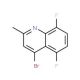 4-Bromo-5,8-difluoro-2-methylquinoline (CAS 1189105-80-3) - chemical structure image