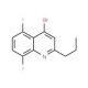 4-Bromo-5,8-difluoro-2-propylquinoline (CAS 1189106-85-1) - chemical structure image