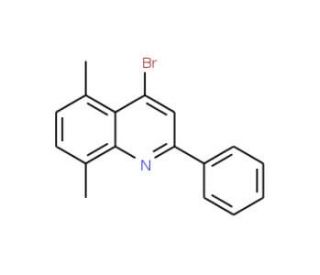 4-Bromo-5,8-dimethyl-2-phenylquinoline (CAS 1189106-14-6) - chemical structure image