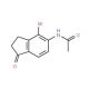 4-Bromo-5-acetamidoindanone (CAS 429682-68-8) - chemical structure image
