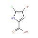 4-bromo-5-chloro-1H-pyrrole-2-carboxylic acid - chemical structure image