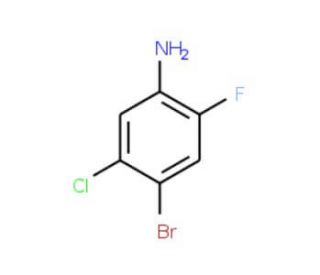 4-Bromo-5-chloro-2-fluoroaniline (CAS 116369-24-5) - chemical structure image