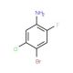 4-Bromo-5-chloro-2-fluoroaniline (CAS 116369-24-5) - chemical structure image