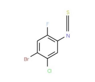 4-Bromo-5-chloro-2-fluorophenyl isothiocyanate - chemical structure image