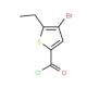 4-bromo-5-ethylthiophene-2-carbonyl chloride - chemical structure image