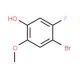 4-Bromo-5-fluoro-2-methoxyphenol (CAS 886510-25-4) - chemical structure image