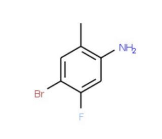4-Bromo-5-fluoro-2-methylaniline (CAS 52723-82-7) - chemical structure image