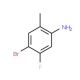 4-Bromo-5-fluoro-2-methylaniline (CAS 52723-82-7) - chemical structure image