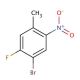 4-Bromo-5-fluoro-2-nitrotoluene (CAS 224185-19-7) - chemical structure image