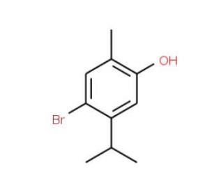 4-Bromo-5-isopropyl-2-methylbenzenol (CAS 121665-99-4) - chemical structure image