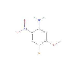 4-Bromo-5-methoxy-2-nitroaniline (CAS 173312-36-2) - chemical structure image