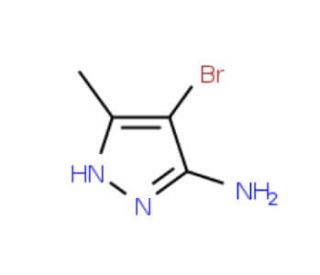 4-Bromo-5-methyl-1H-pyrazol-3-ylamine (CAS 1780-72-9) - chemical structure image