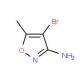 4-bromo-5-methylisoxazol-3-amine (CAS 5819-40-9) - chemical structure image