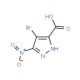 4-Bromo-5-nitro-1H-pyrazole-3-carboxylic acid - chemical structure image