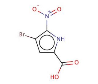 4-bromo-5-nitro-1H-pyrrole-2-carboxylic acid - chemical structure image