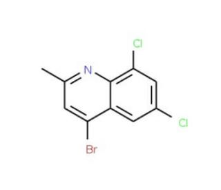 4-Bromo-6,8-dichloro-2-methylquinoline (CAS 1070879-65-0) - chemical structure image