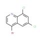 4-Bromo-6,8-dichloroquinoline (CAS 35478-81-0) - chemical structure image