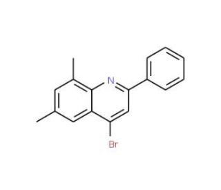 4-Bromo-6,8-dimethyl-2-phenylquinoline (CAS 1189106-16-8) - chemical structure image
