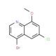 4-Bromo-6-chloro-8-methoxyquinoline (CAS 1189107-33-2) - chemical structure image