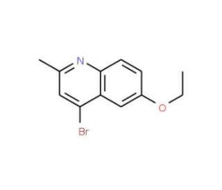 4-Bromo-6-ethoxy-2-methylquinoline (CAS 1070879-46-7) - chemical structure image