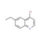 4-Bromo-6-ethylquinoline (CAS 1070879-25-2) - chemical structure image