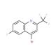 4-Bromo-6-fluoro-2-(trifluoromethyl)quinoline (CAS 31009-33-3) - chemical structure image