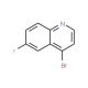 4-Bromo-6-fluoroquinoline (CAS 661463-17-8) - chemical structure image