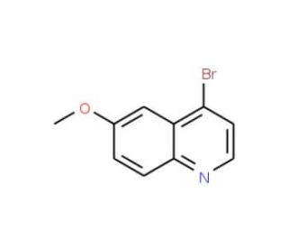 4-Bromo-6-methoxyquinoline (CAS 42881-66-3) - chemical structure image