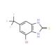 4-Bromo-6-(trifluoromethyl)benzimidazole-2-thiol (CAS 175135-17-8) - chemical structure image