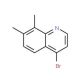 4-Bromo-7,8-dimethylquinoline (CAS 1070879-37-6) - chemical structure image
