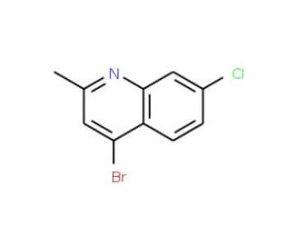4-Bromo-7-chloro-2-methylquinoline (CAS 1070879-51-4) - chemical structure image