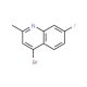 4-Bromo-7-fluoro-2-methylquinoline (CAS 1070879-48-9) - chemical structure image